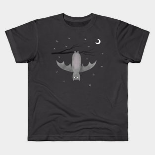 A Bat Hanging Out Kids T-Shirt